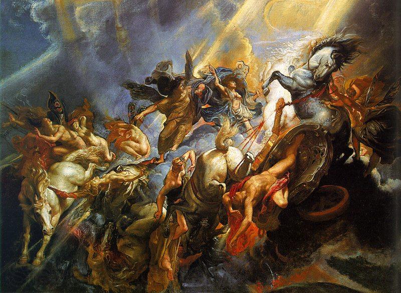 Peter Paul Rubens Fall of Phaeton Norge oil painting art